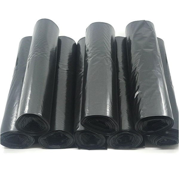 BLACK REFUSE SACK 160 GAUGE 26"X44"