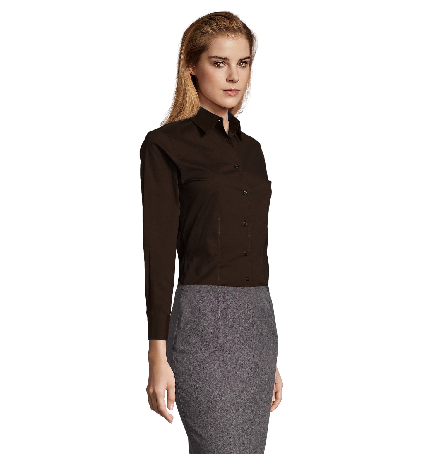 Eden long sleeve stretch shirt