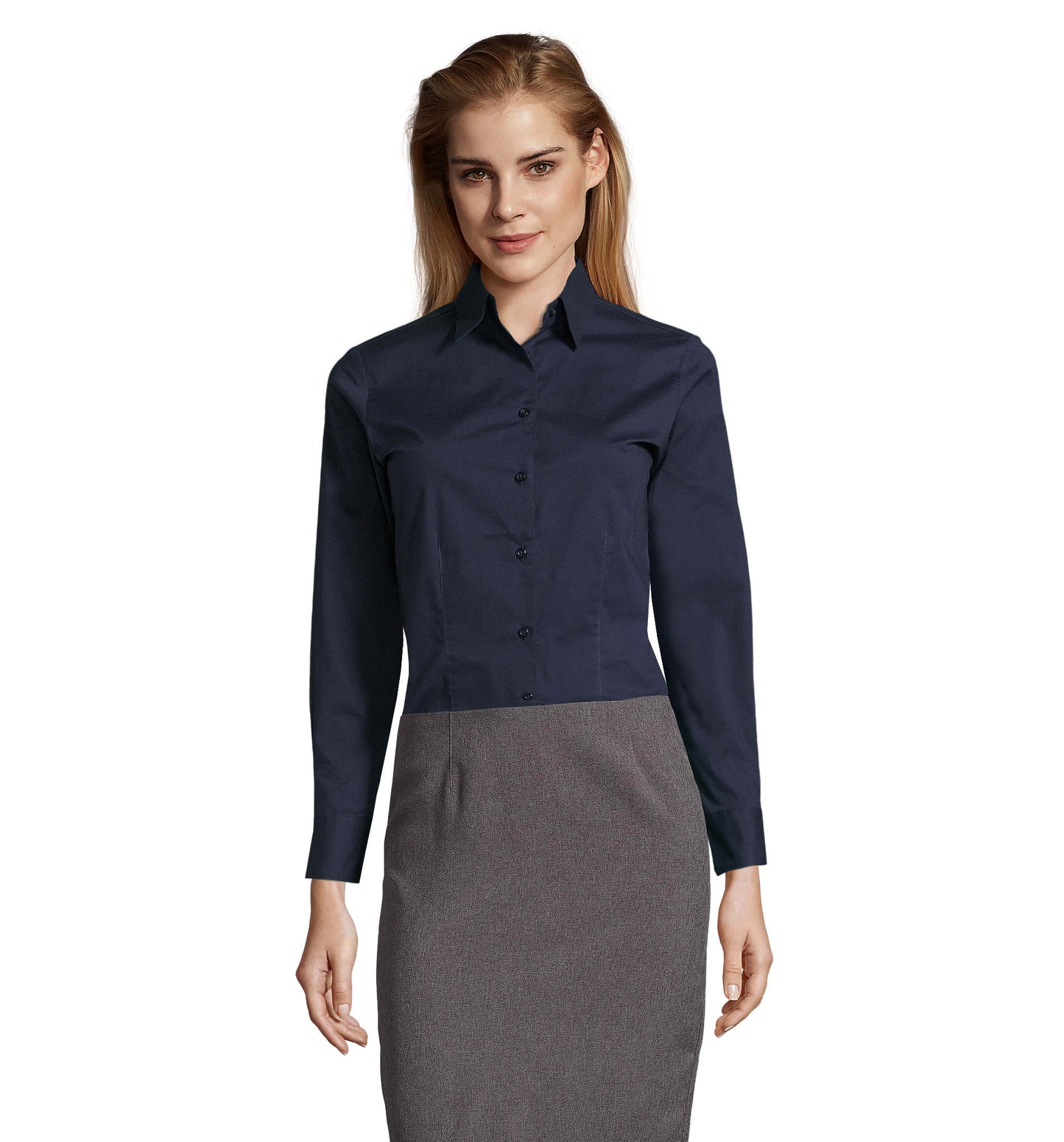 Eden long sleeve stretch shirt