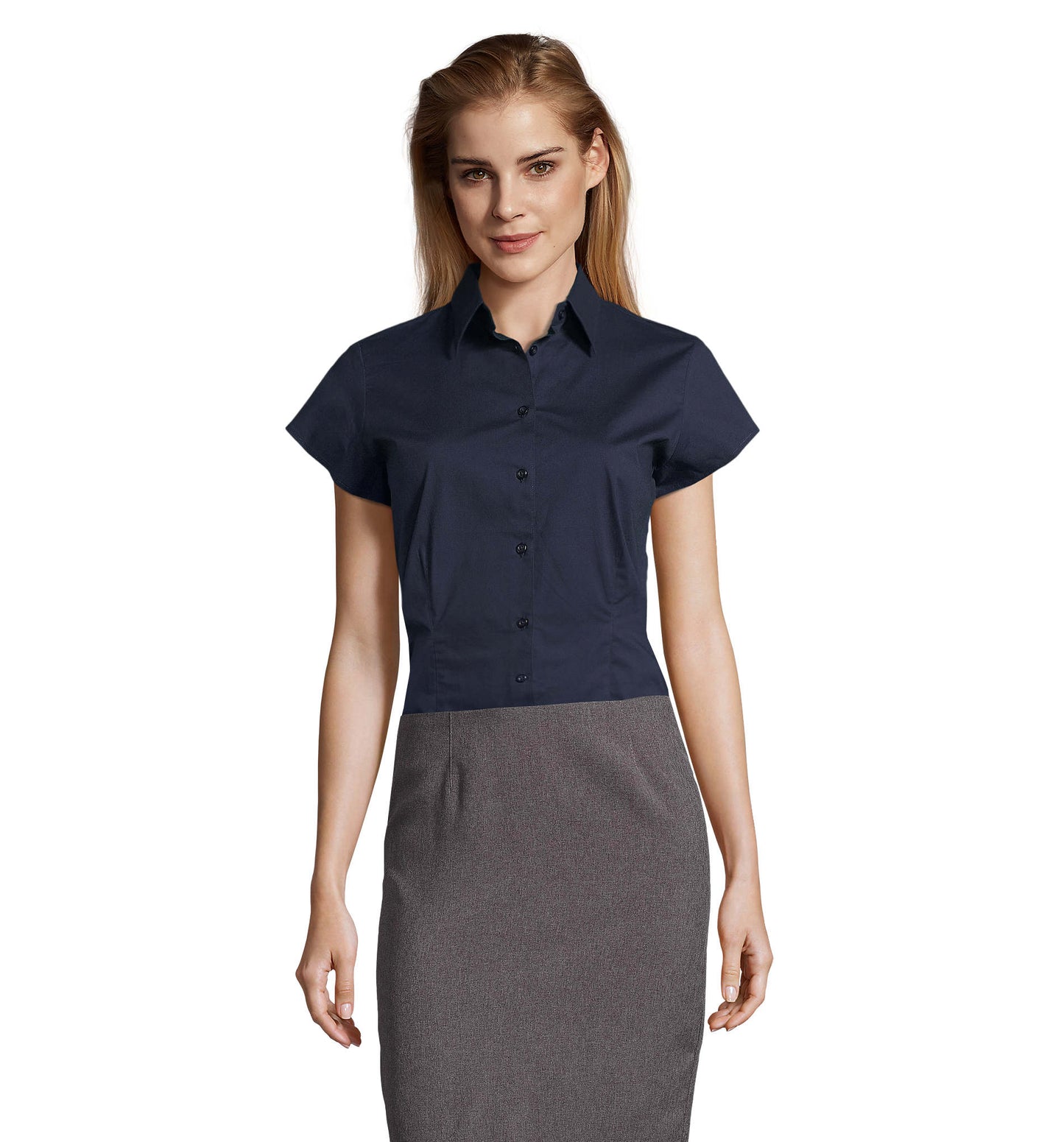 EXCESS Short Sleeve Stretch Women's Shirt