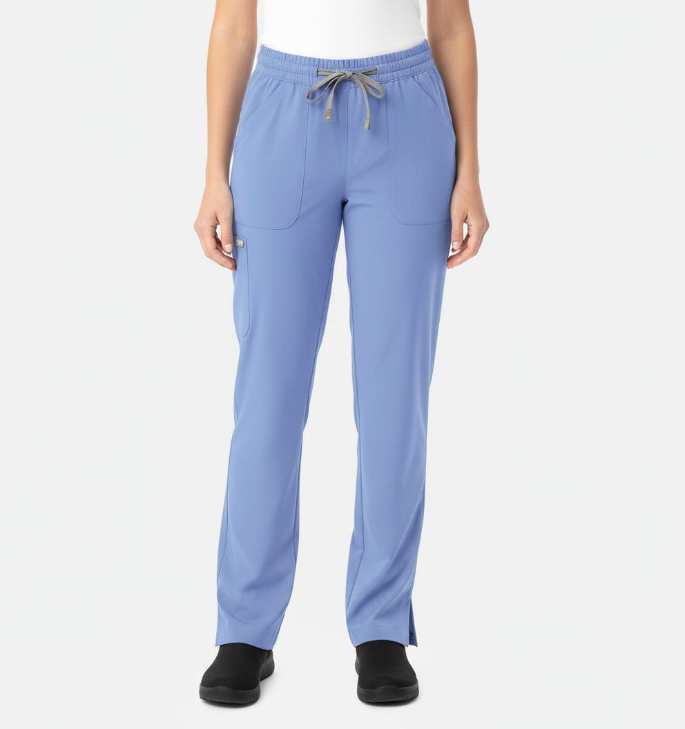 PhilTex Ladies Stretch Scrub Bottoms Ceil Blue