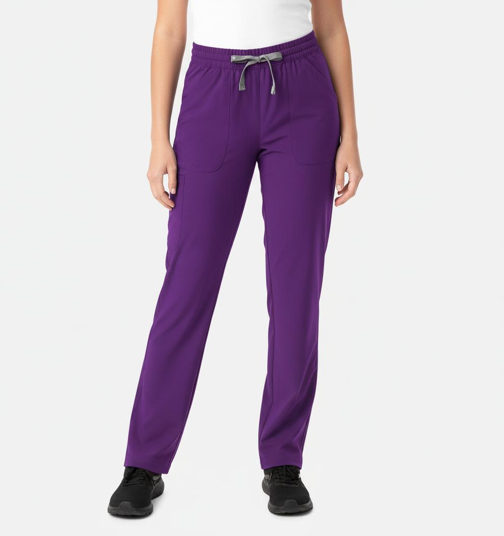 PhilTex Ladies Stretch Scrub Bottoms Purple