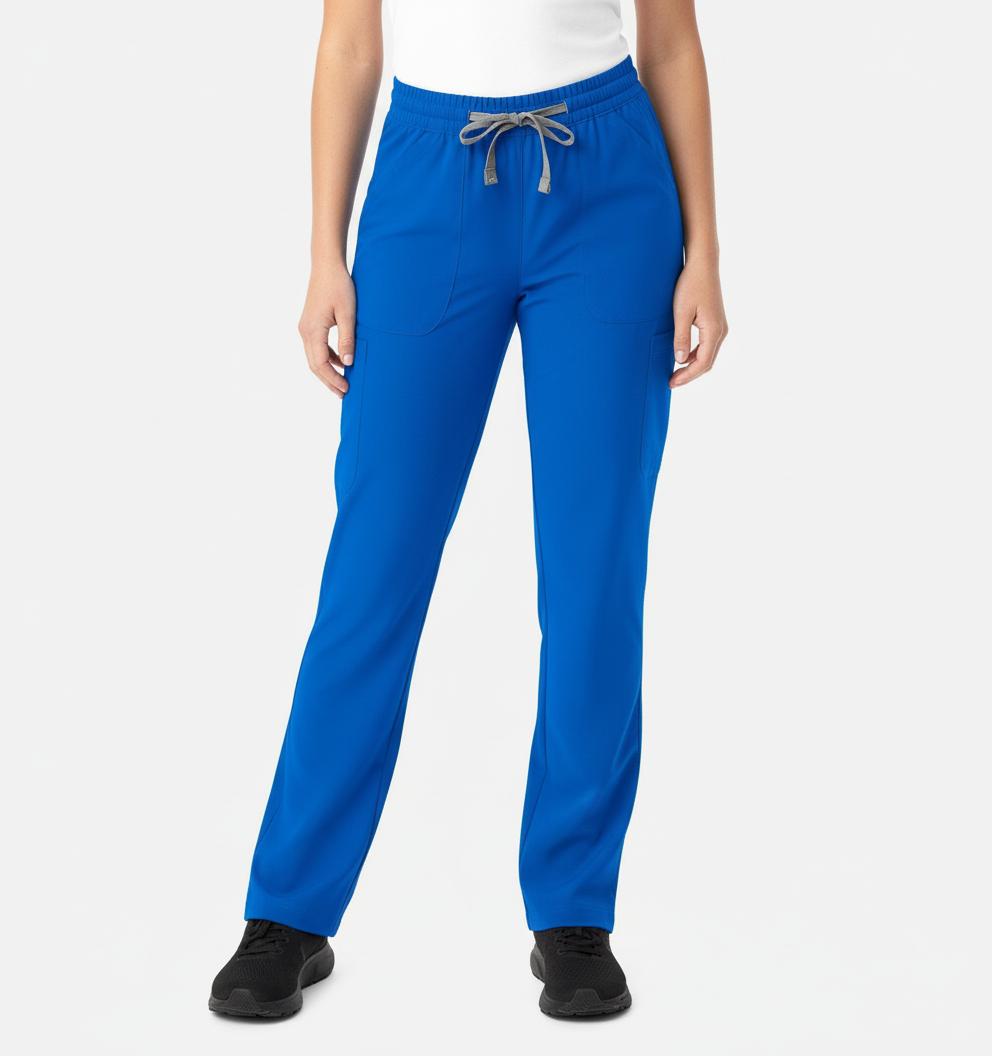 PhilTex Ladies Stretch Scrub Bottoms Royal Blue