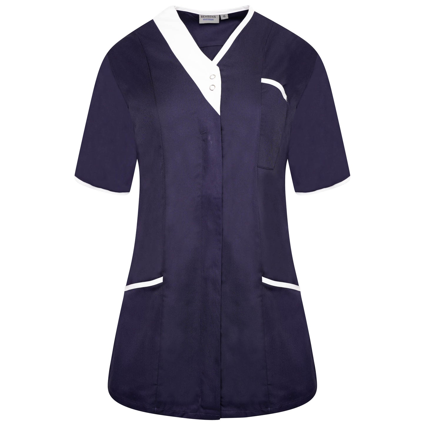 Behrens Navy Ladies Asymmetric Tunic