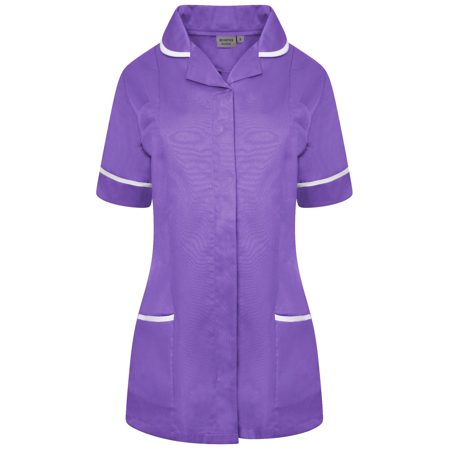 Behrens Purple Ladies Round Collar Tunic