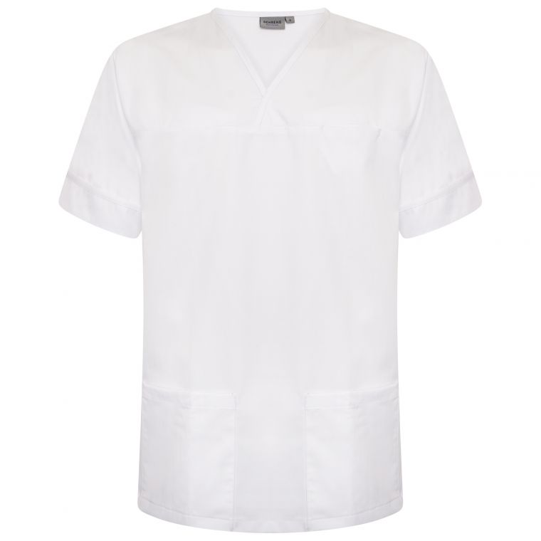 BEHRENS Smart Scrub Top White
