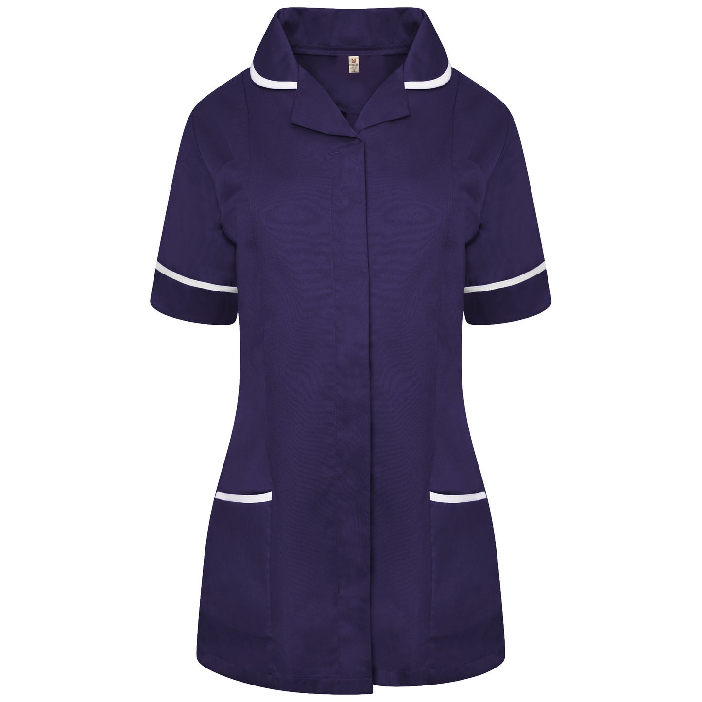 PhilTex Navy with White trim Ladies Round Collar Tunic
