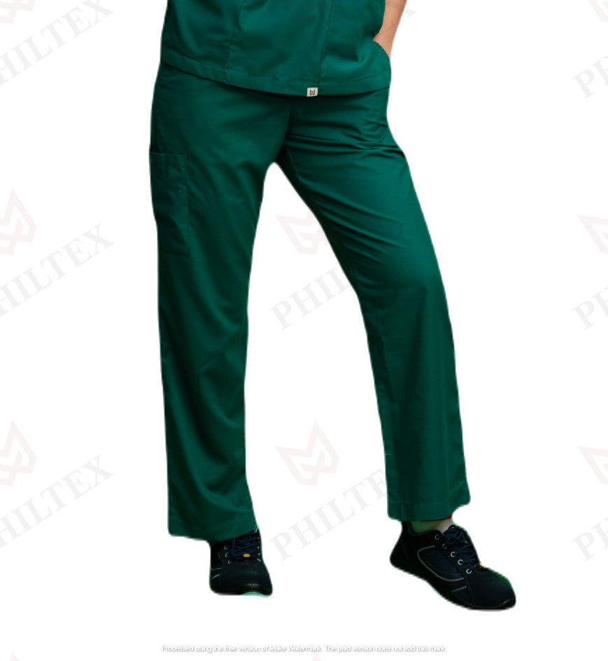 PhilTex Premium Scrub Bottoms Hunter Green