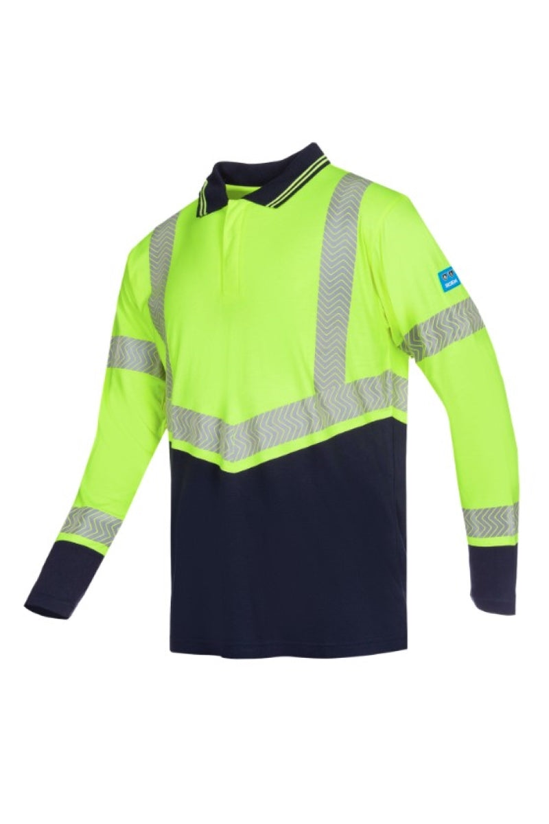 Arran Flame retardant, anti-static hi-vis polo shirt