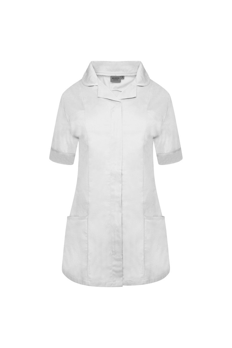 Behrens Fully White Ladies Round Collar Tunic