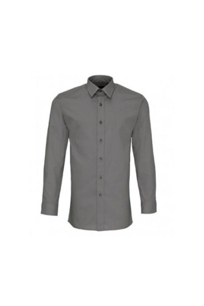 Premier Long Sleeve Fitted Poplin Shirt