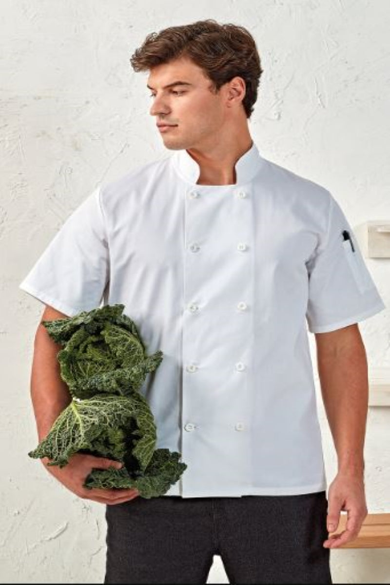 Short sleeve chef’s jacket