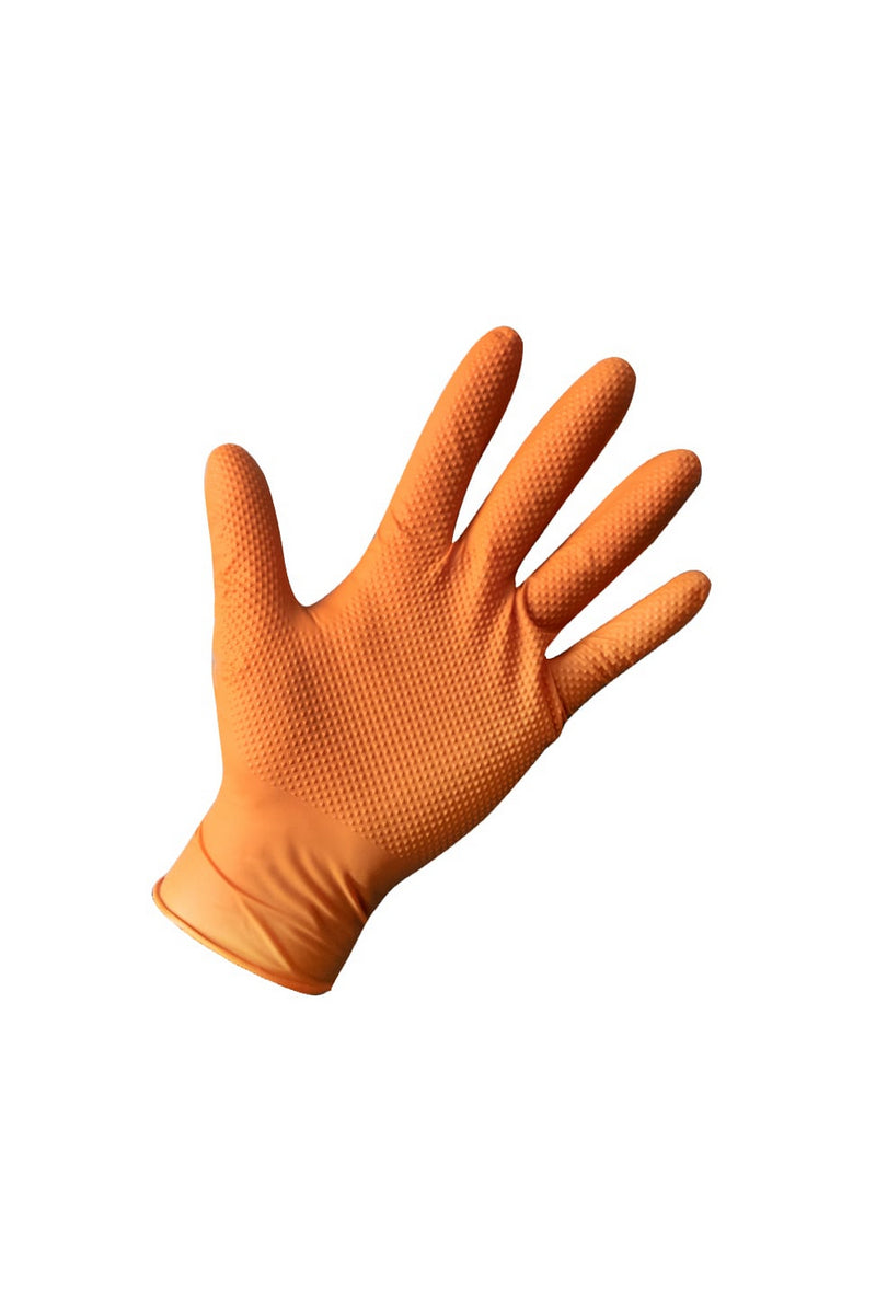 DC29DG Orange Nitrile Gloves