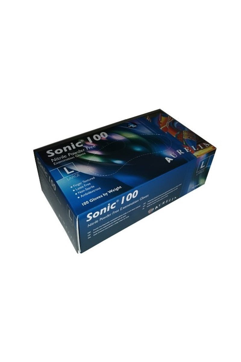 Sonic 100 Nitrile Powder Free Gloves