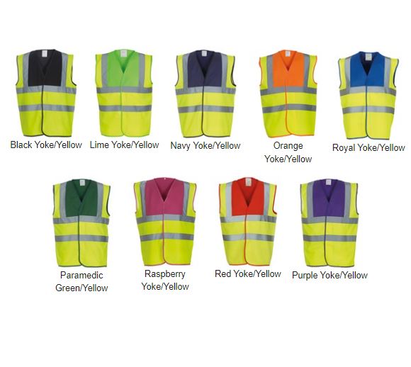 Two tone Hi-vis waistcoat