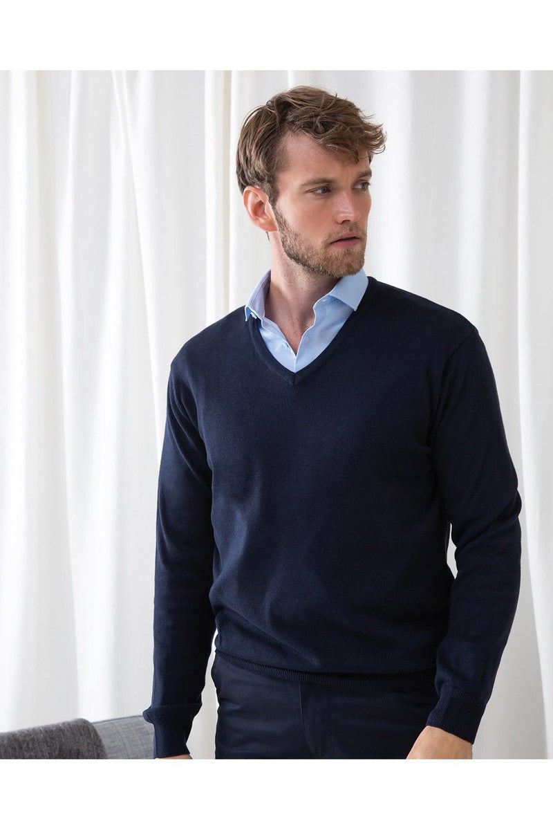 12 gauge v-neck jumper