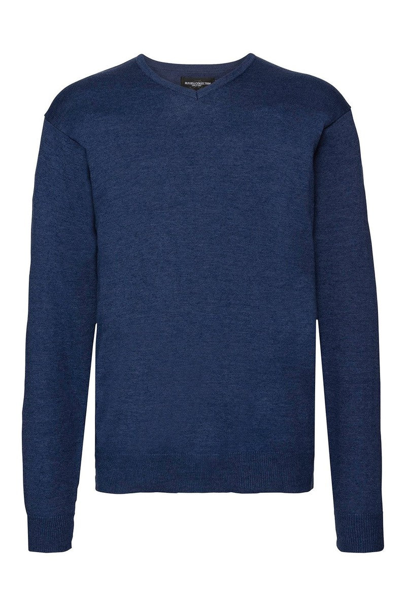 V-neck knitted sweater