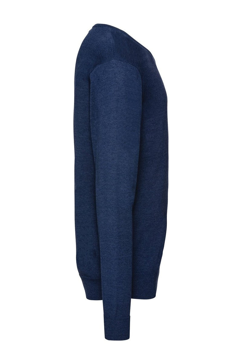 V-neck knitted sweater