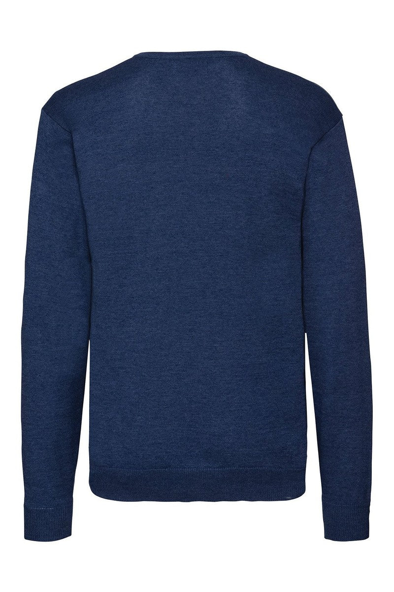 V-neck knitted sweater