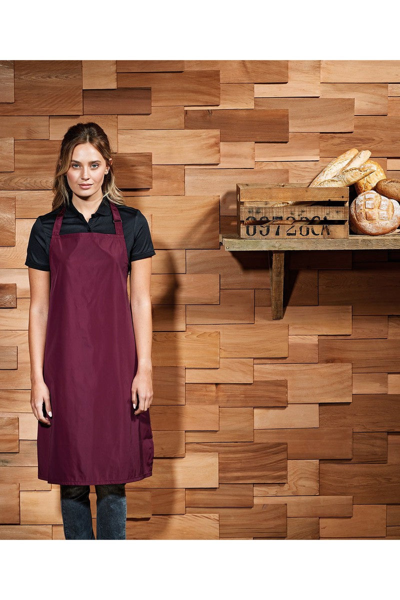Waterproof bib apron