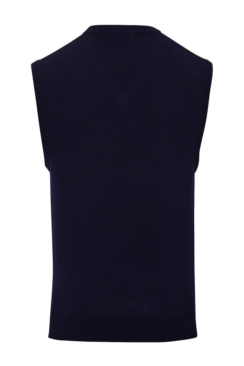 Sleeveless knitted sweater