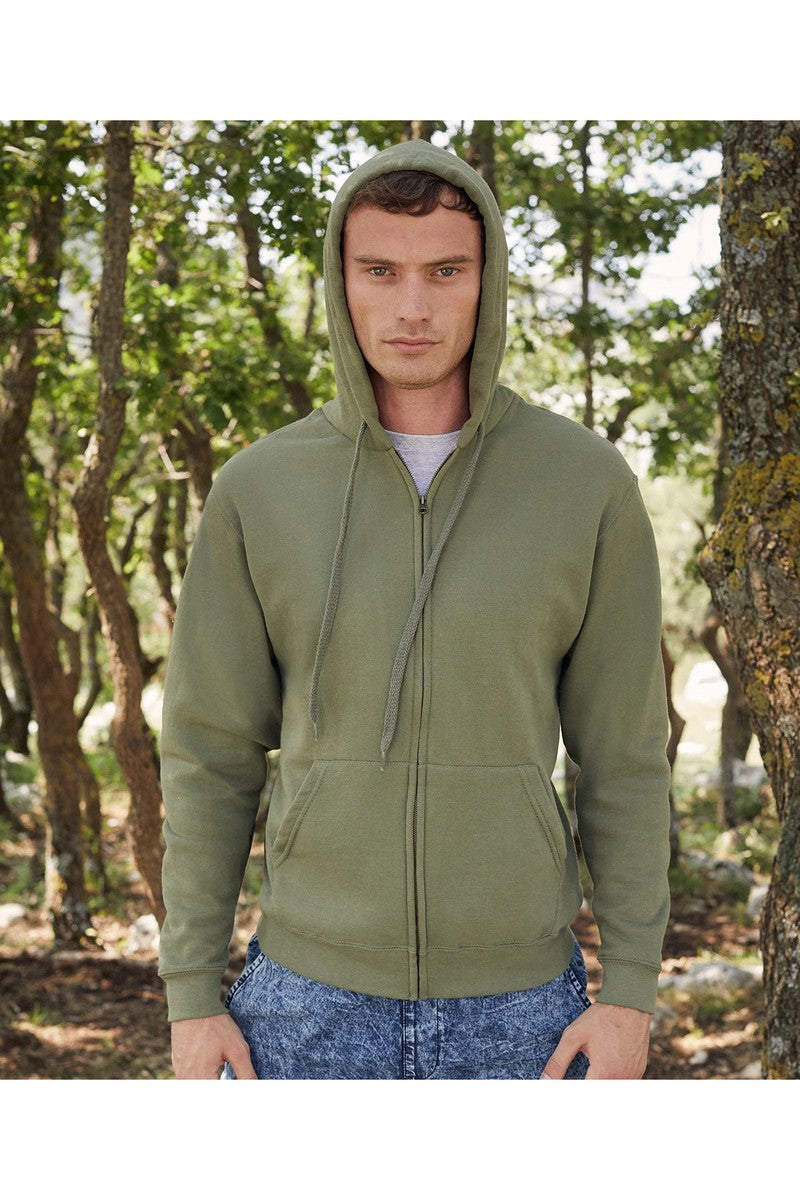 Fruit of the loom outlet classic hooded sweat jacket