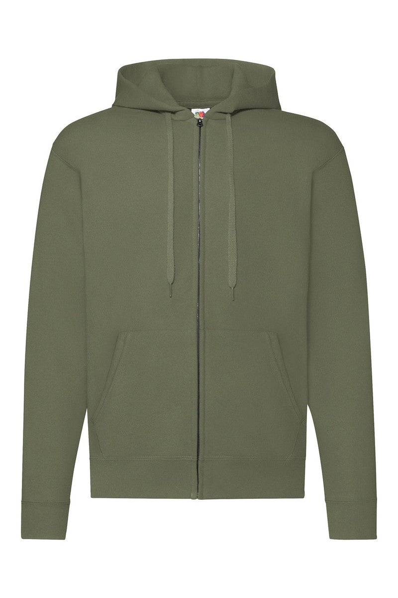 Classic 80/20 hooded sweatshirt jacket