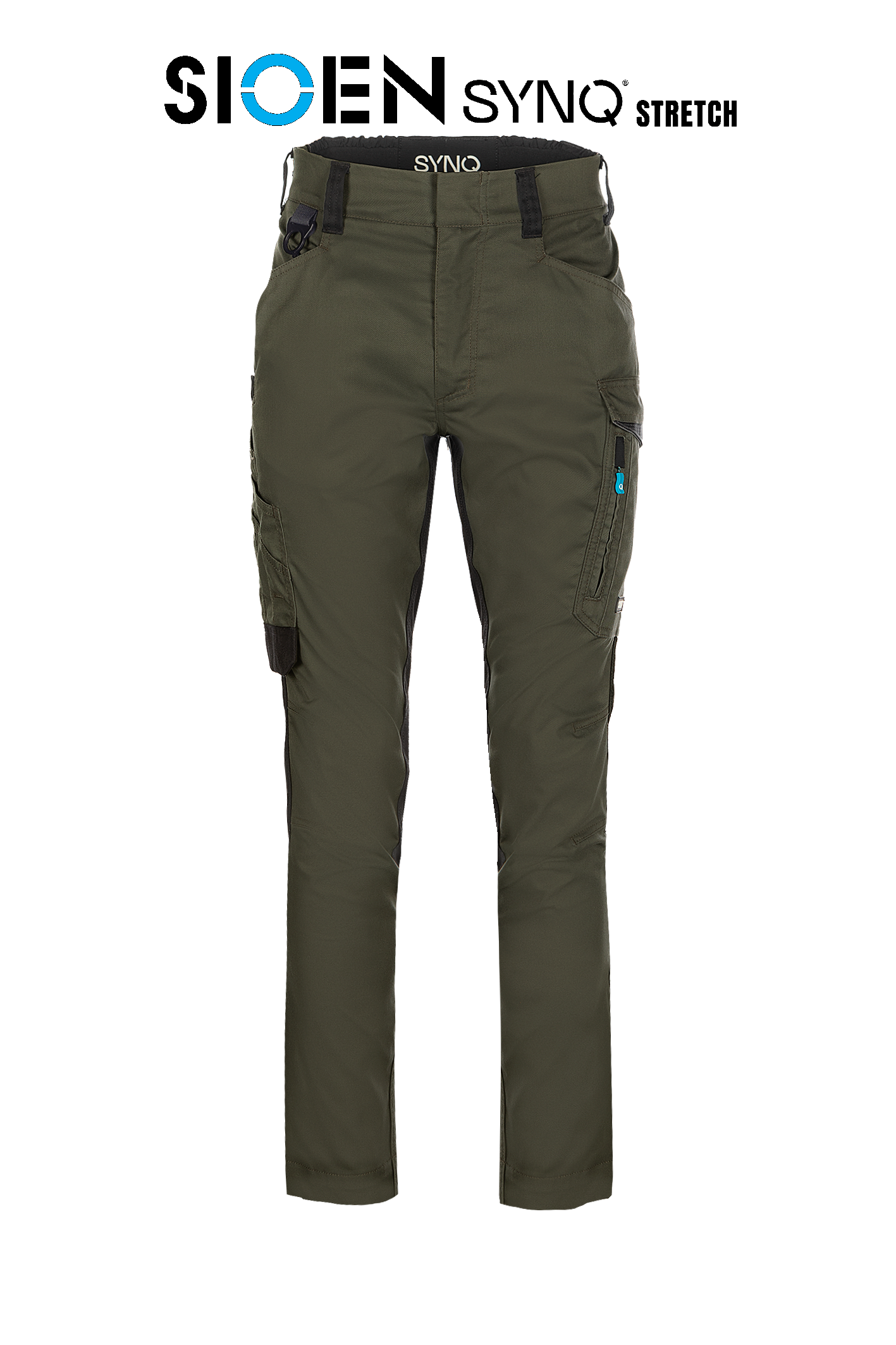 SQILL MEN'S SERVICE TROUSERS, STRETCH ZONES