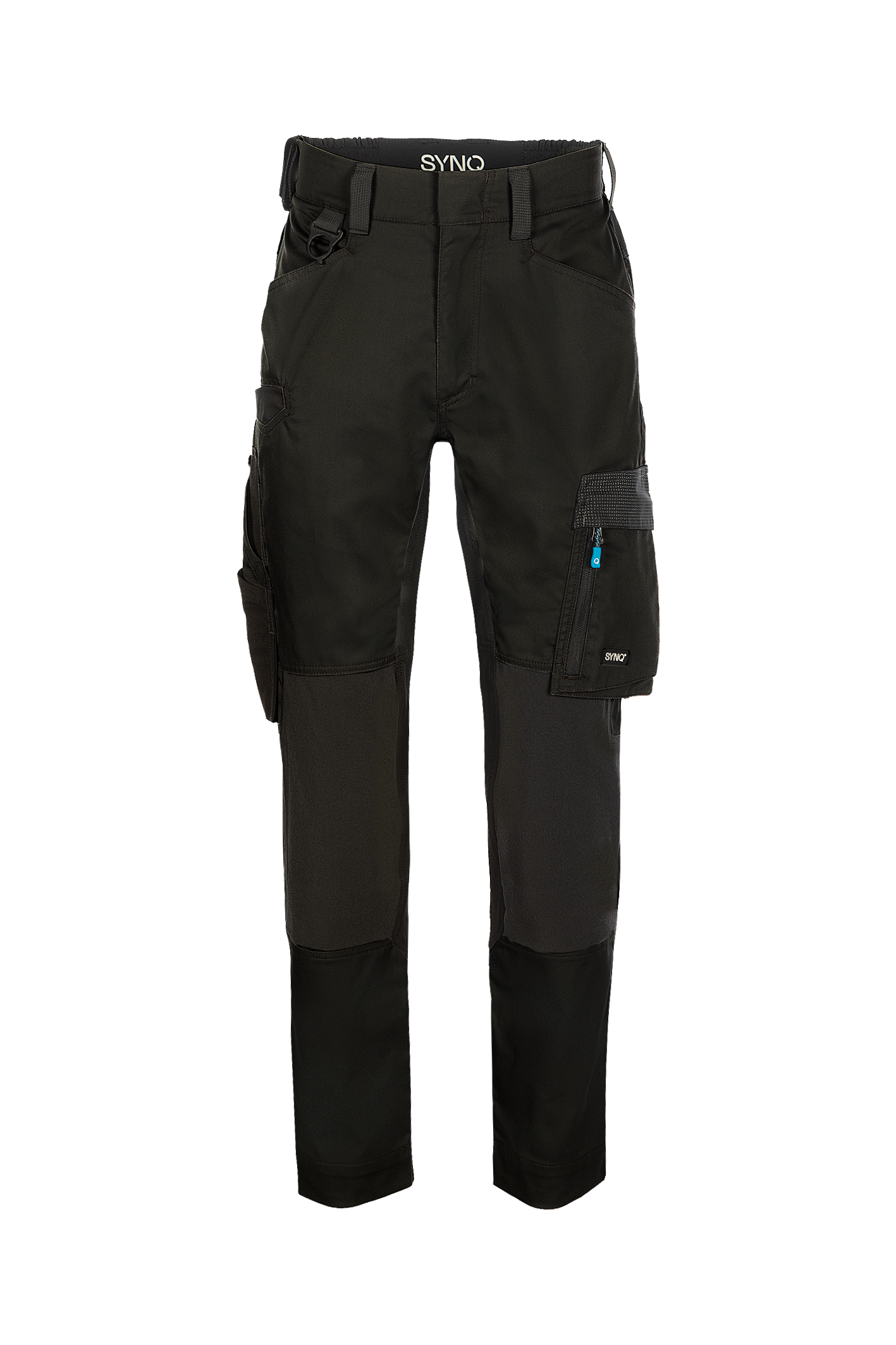 SQOOT MEN'S KNEE POCKET TROUSERS, STRETCH ZONES