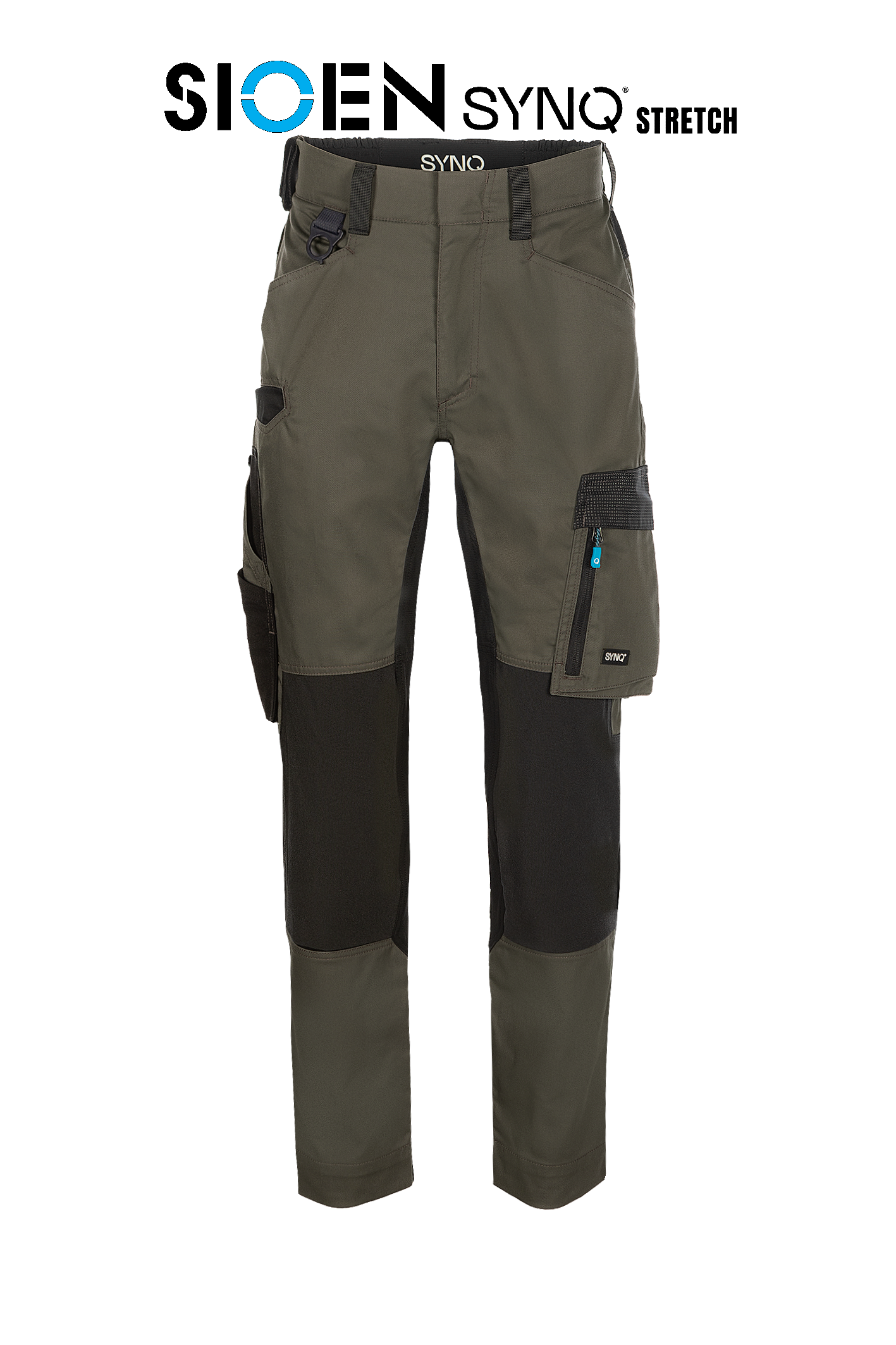 SQOOT MEN'S KNEE POCKET TROUSERS, STRETCH ZONES