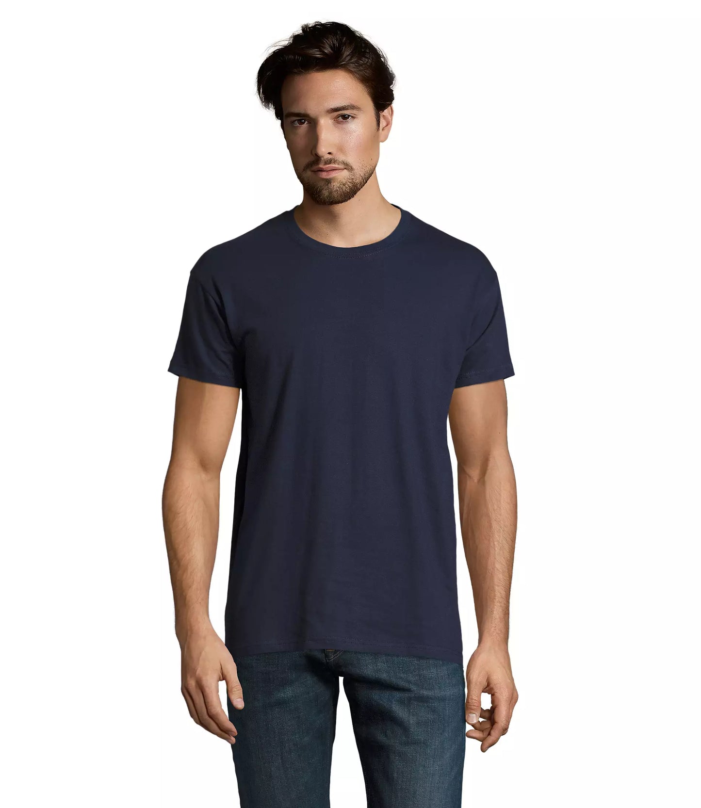 MEN'S ROUND NECK T-SHIRT Navy Blue