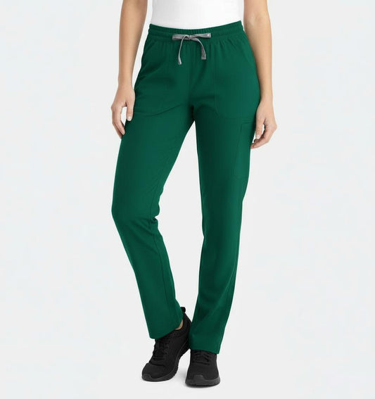 PhilTex Ladies Stretch Scrub Bottoms Hunter Green