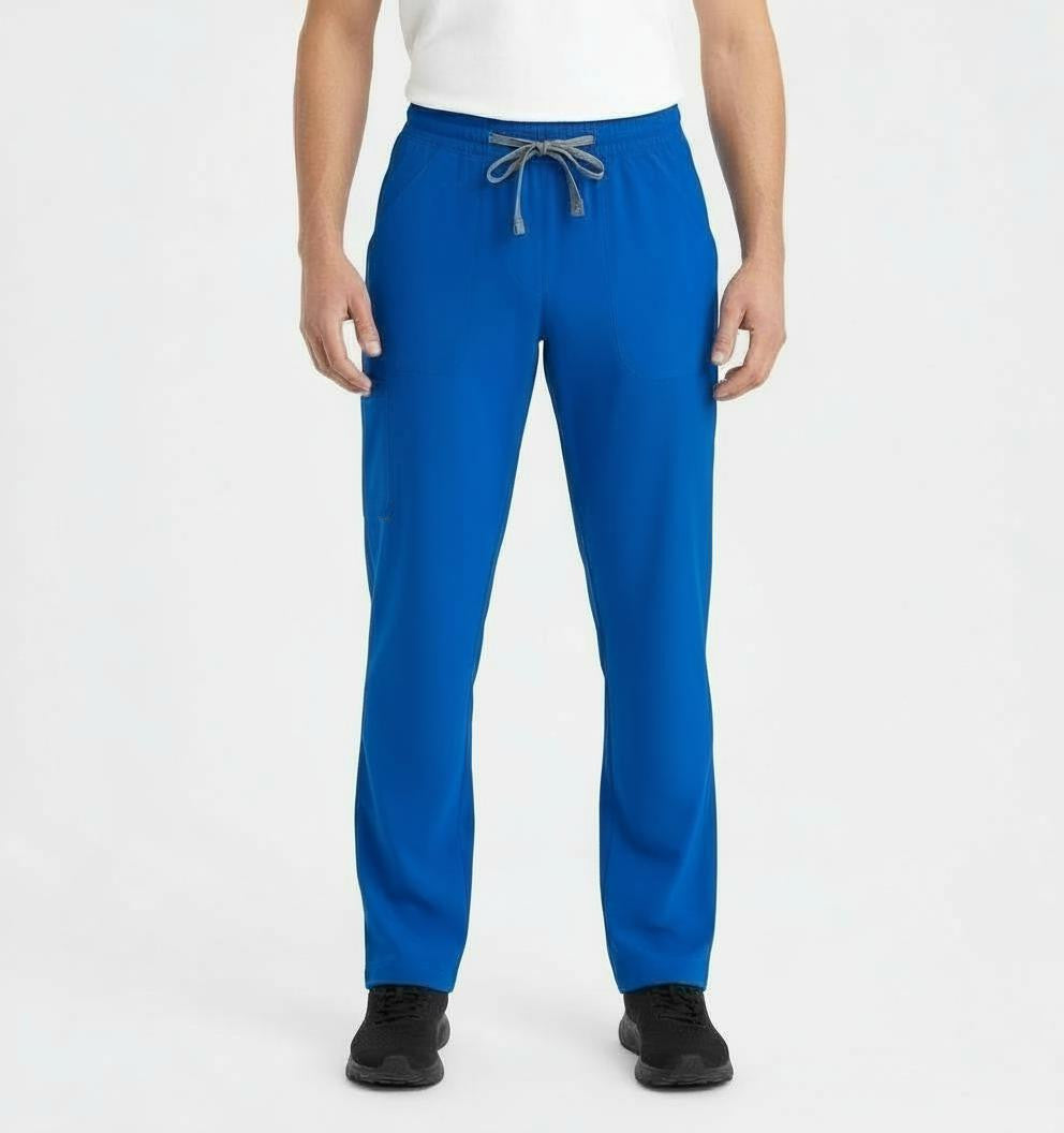 PhilTex Mens Stretch Scrub Bottoms Royal Blue
