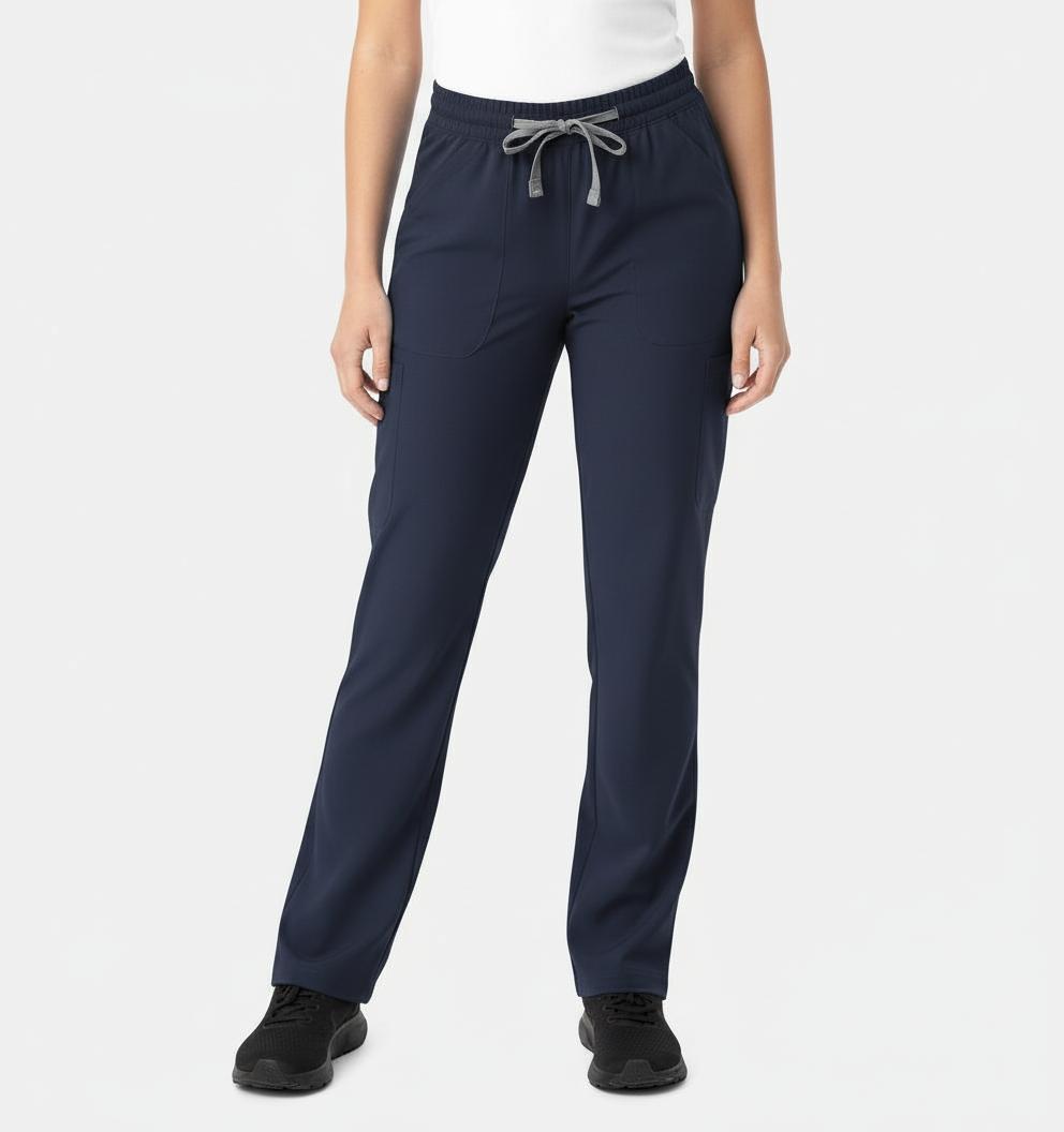 PhilTex Ladies Stretch Scrub Bottoms Navy