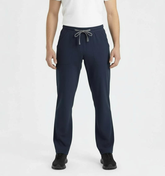 PhilTex Mens Stretch Scrub Bottoms Navy