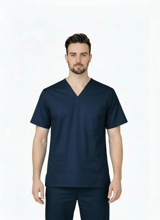 PhilTex Men's Stretch Scrub Navy