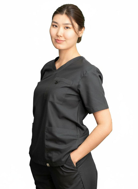 PhilTex Premium Unisex Scrub Top Grey