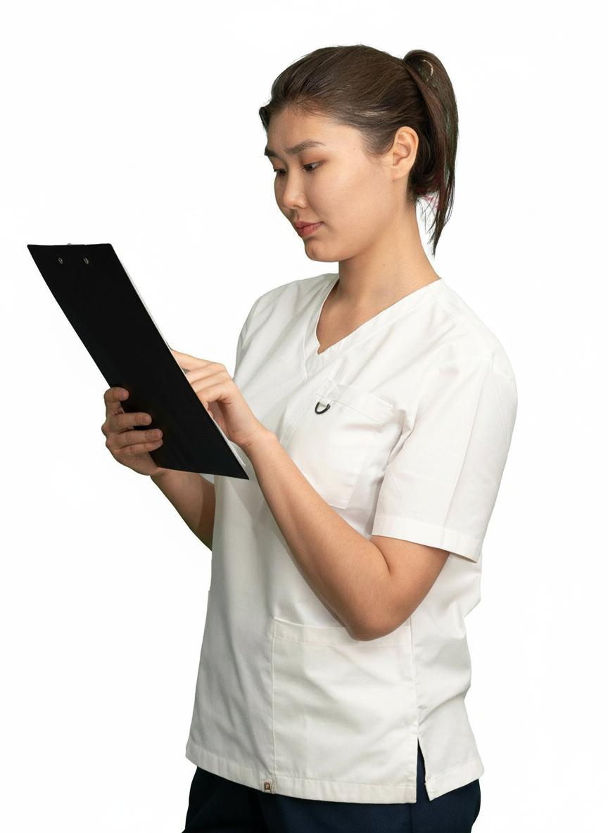 PhilTex Premium Unisex Scrub Tops White