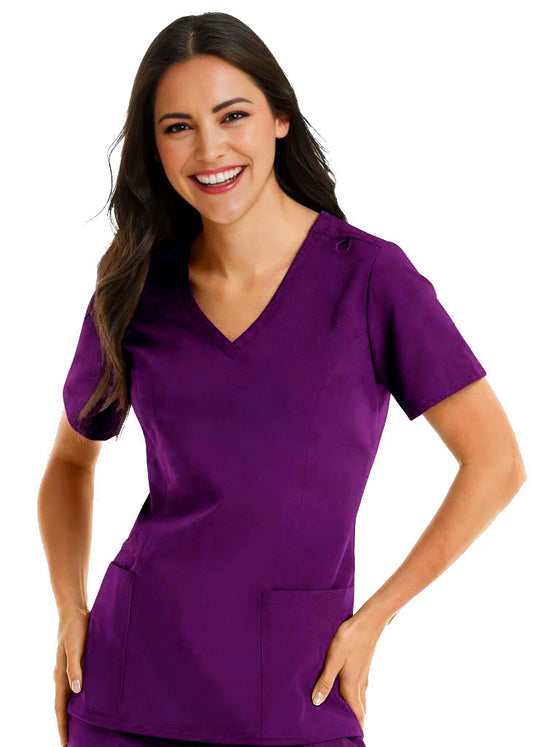 PhilTex Ladies Stretch Scrub Purple