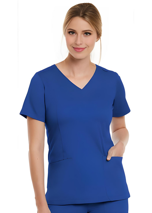 PhilTex Ladies Stretch Scrub Royal Blue