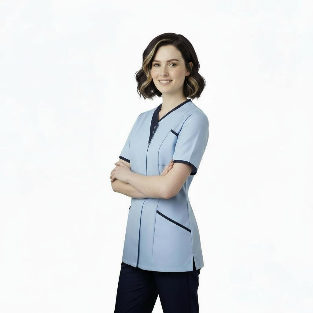 Sky Ladies Asymmetric Tunic
