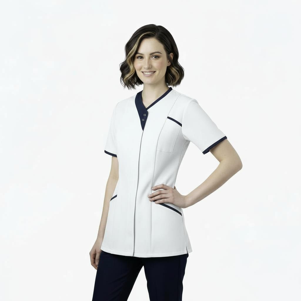 White Ladies Asymmetric Tunic