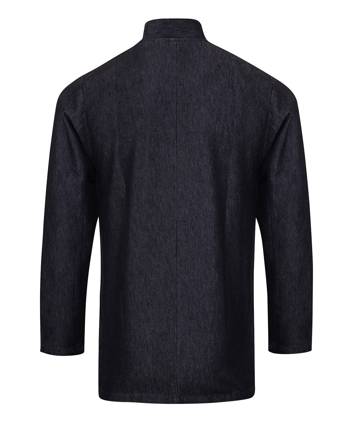 Denim long sleeve chef's jacket