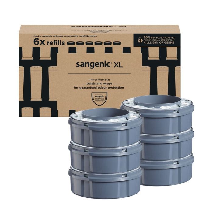 Sangenic XL Refill Cassettes 6 Pack