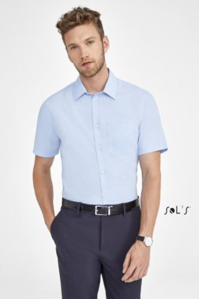 Bristol fit short sleeve poplin shirt