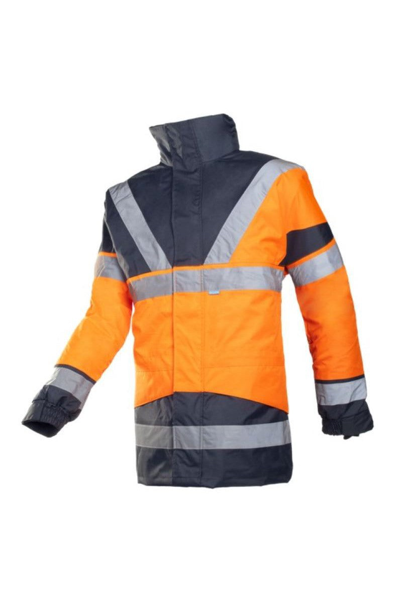 Skollfield hi-vis rain jacket with detachable bodywarmer