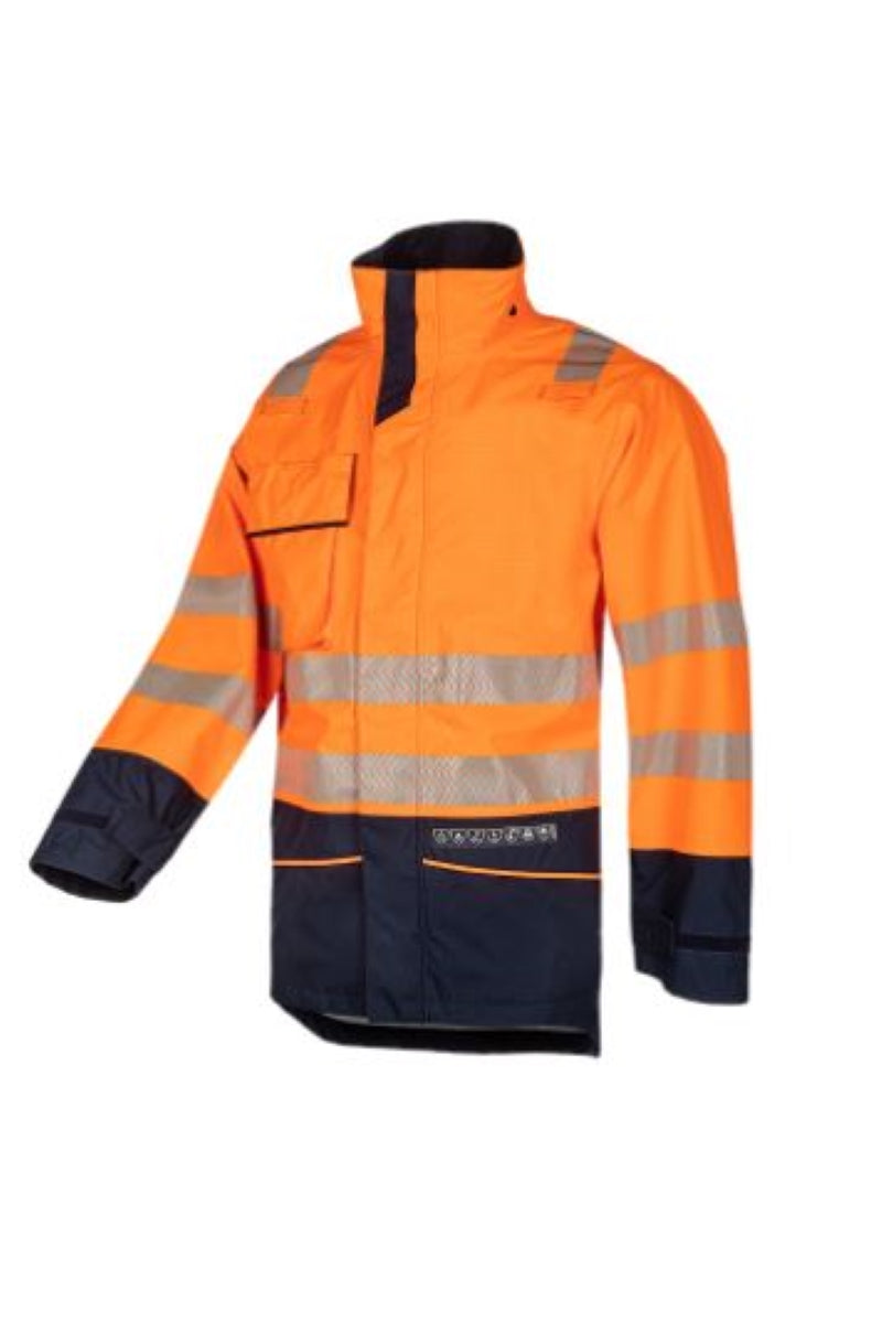 Torvik Hi-vis rain jacket with ARC protection