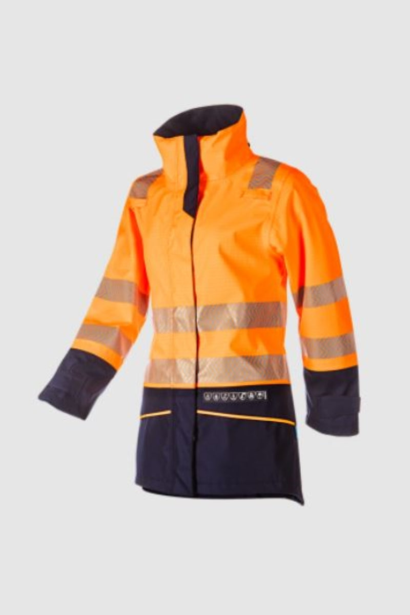 Vaski Hi-vis ladies rain jacket with ARC protection
