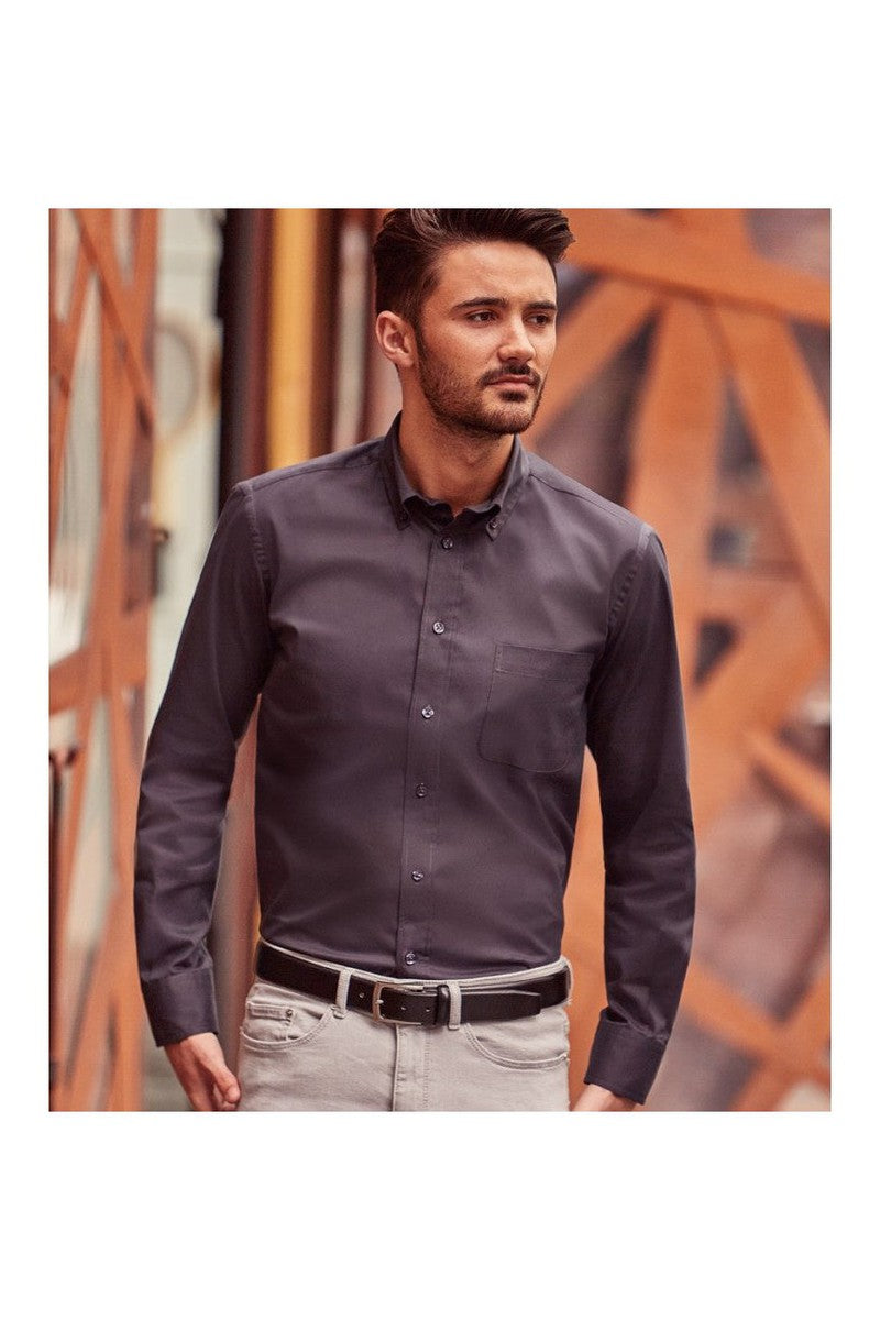 Long Sleeve Classic Twill Shirt