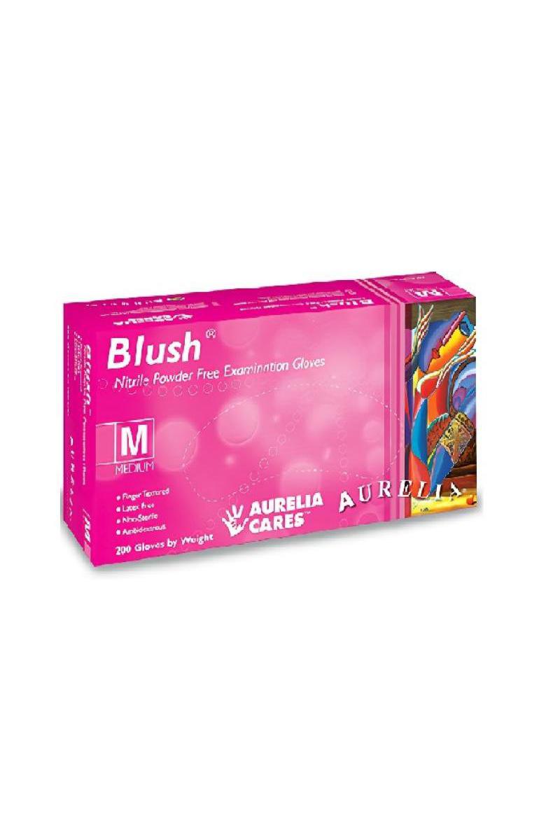 Blush® Pink Nitrile Gloves Box of 200